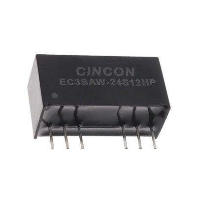 EC3SAW-24S12HP by Cincon Electronics Co. LTD - DC DC CONVERTER 12V 3W