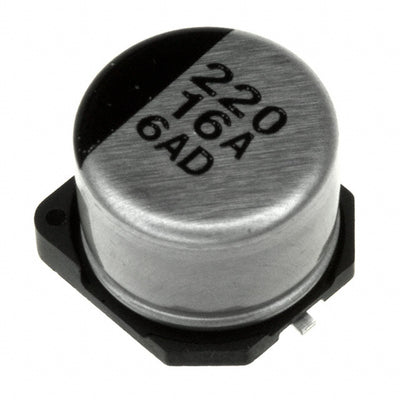 ECE-V1CA221UP by Panasonic Electronic Components - ALUMIN CAP 220UF 20% 16V SMD
