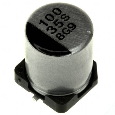 ECE-V1VA101XP by Panasonic Electronic Components - ALUMIN CAP 100UF 20% 35V SMD