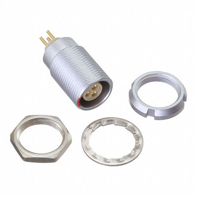 ECG.0B.303.CLN by LEMO - CONNECTOR RECPT FMALE 3POS GOLD SOLDER