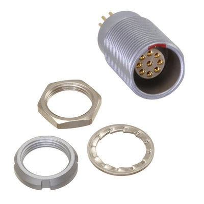 ECG.0B.309.CLN by LEMO - CONNECTOR RECPT FMALE 9POS GOLD SOLDER
