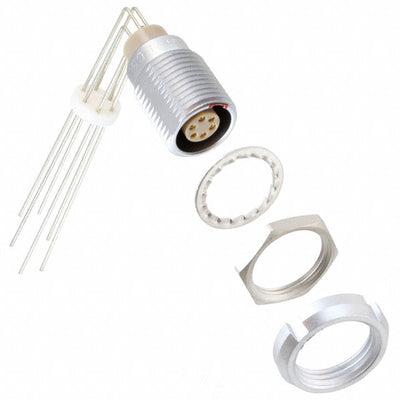 ECG.1B.306.CLV by LEMO - CONNECTOR RECPT FMALE 6POS GOLD SOLDER