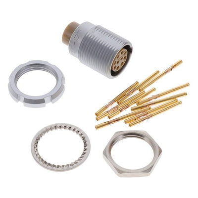 ECG.2B.310.CYM by LEMO - CONNECTOR RECPT FMALE 10POS GOLD CRIMP