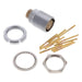 ECG.2B.310.CYM by LEMO - CONNECTOR RECPT FMALE 10POS GOLD CRIMP