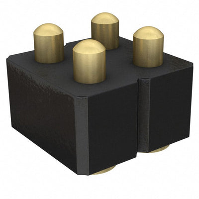 813-22-004-30-001101 by Mill-Max Manufacturing Corp. - CONNECTOR SPRING PISTON 4POS SMD