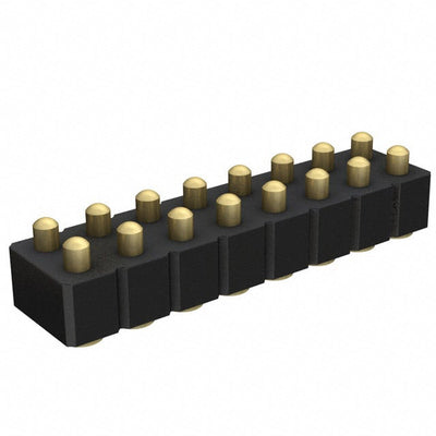 813-22-016-30-001101 by Mill-Max Manufacturing Corp. - CONNECTOR SPRING PISTON 16POS SMD