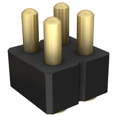 813-22-004-30-004101 by Mill-Max Manufacturing Corp. - CONNECTOR SPRING PISTON 4POS SMD