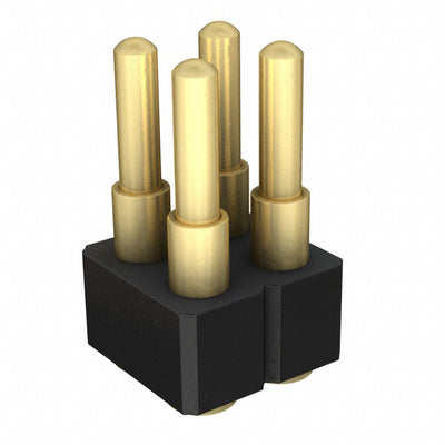 814-22-004-30-000101 by Mill-Max Manufacturing Corp. - CONNECTOR SPRING PISTON 4POS SMD