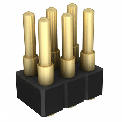 814-22-006-30-001101 by Mill-Max Manufacturing Corp. - CONNECTOR SPRING PISTON 6POS SMD