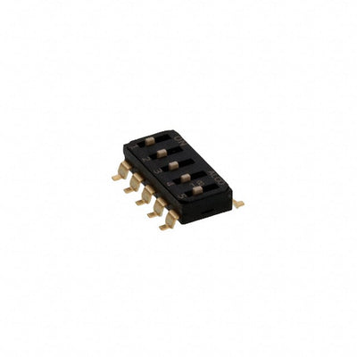 EDS05SGNNTR04Q by TE Connectivity ALCOSWITCH Switches - END STACK DIP 5P G RAISED T&R