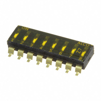 EDS08SGRSTR04Q by TE Connectivity ALCOSWITCH Switches - END STACK DIP 8P G RECESS SEAL T