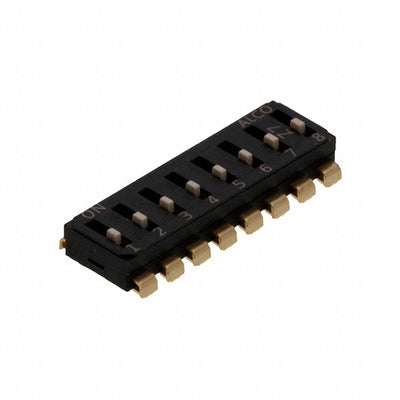 EDS08SNNNTR04Q by TE Connectivity ALCOSWITCH Switches - END STACK DIP 8P J RAISED T&R