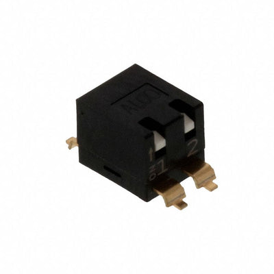 EDSP02SGRFNTU04 by TE Connectivity ALCOSWITCH Switches - PIANO 2P G SHORT TUBE PD OFF