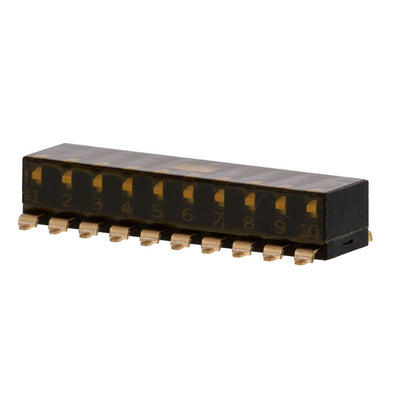 EDSP10SGRFSTU04 by TE Connectivity ALCOSWITCH Switches - PIANO 10P G SHORT SEAL TUB PD OF