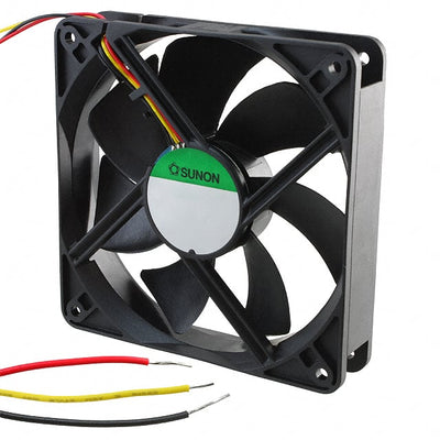 EEC0252B1-000U-G99 by Sunon Fans - FAN AXIAL 120X25MM 24VDC WIRE