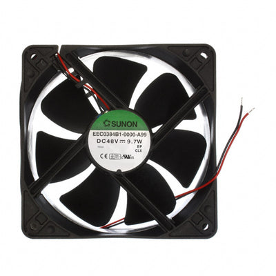 EEC0384B1-000U-A99 by Sunon Fans - FAN AXIAL 120X38MM 48VDC WIRE