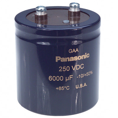 EEG-A2E602HGE by Panasonic Electronic Components - ALUMIN CAP 6000UF 20% 250V SCREW