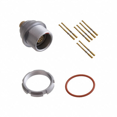 EEG.1K.308.CYM by LEMO - CONNECTOR RECPT FMALE 8POS GOLD CRIMP