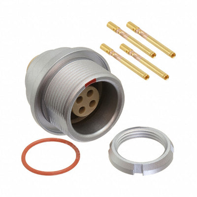 EEG.2K.304.CYM by LEMO - CONNECTOR RECPT FMALE 4POS GOLD CRIMP