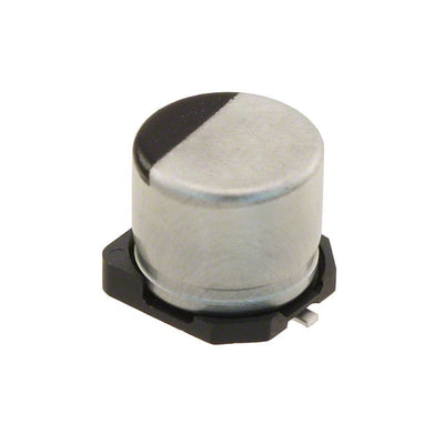EEH-ZC1J100P by Panasonic Electronic Components - ALUMIN CAP POLY HYB 10UF 63V SMD