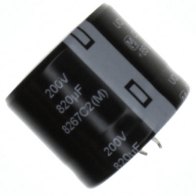 EET-UQ2D821KA by Panasonic Electronic Components - ALUMIN CAP 820UF 20% 200V SNAP
