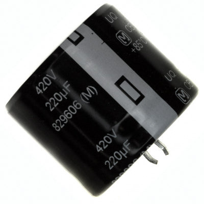 EET-UQ2S221KA by Panasonic Electronic Components - ALUMIN CAP 220UF 20% 420V SNAP