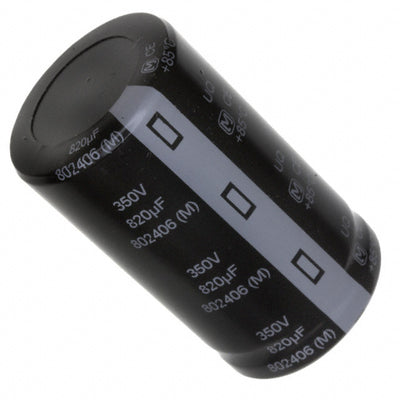 EET-UQ2V821KA by Panasonic Electronic Components - ALUMIN CAP 820UF 20% 350V SNAP