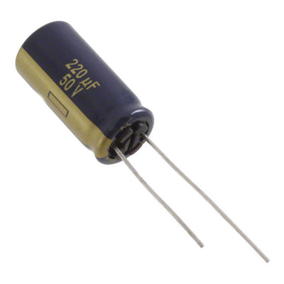 EEU-FC1H221B by Panasonic Electronic Components - ALUMIN CAP 220UF 20% 50V RADIAL