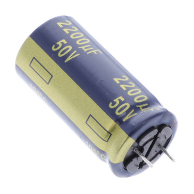 EEU-FC1H222C by Panasonic Electronic Components - ALUMIN CAP 2200UF 20% 50V RADIAL