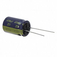 EEU-FK1E472S by Panasonic Electronic Components - ALUMIN CAP 4700UF 20% 25V RAD TH
