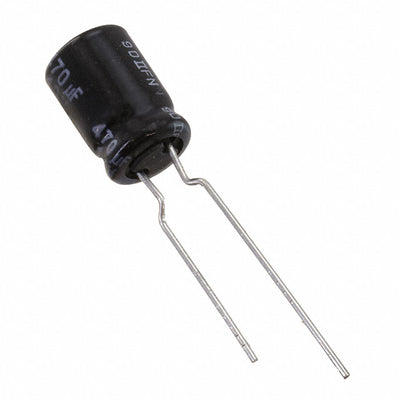 EEU-FR1A471B by Panasonic Electronic Components - ALUMIN CAP 470UF 20% 10V RADIAL TH