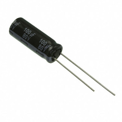 EEU-FS1K101L by Panasonic Electronic Components - ALUMIN CAP 100UF 20% 80V RADIAL