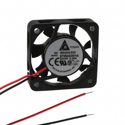 EFB0405HA by Delta Electronics - FAN AXIAL 40X10MM BALL 5VDC WIRE
