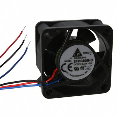 EFB0405HD-F00 by Delta Electronics - FAN AXIAL 40X20MM BALL 5VDC WIRE
