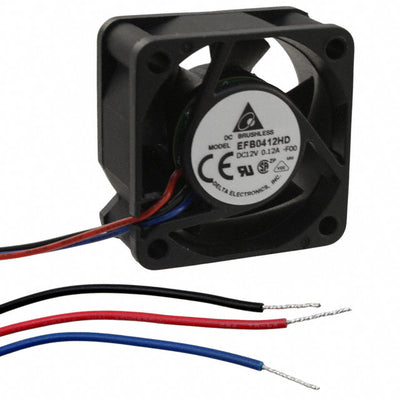EFB0412HD-F00 by Delta Electronics - FAN AXIAL 40X20MM 12VDC WIRE