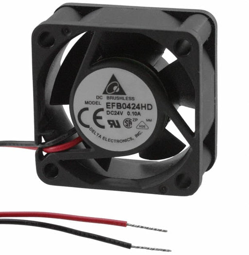 EFB0424HD by Delta Electronics - FAN AXIAL 40X20MM 24VDC WIRE