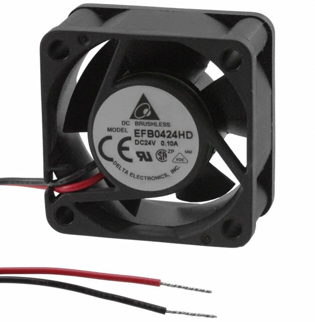 EFB0424HD by Delta Electronics - FAN AXIAL 40X20MM 24VDC WIRE
