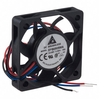 EFB0505MA-F00 by Delta Electronics - FAN AXIAL 50X10MM BALL 5VDC WIRE