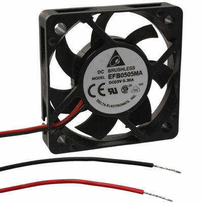 EFB0505MA by Delta Electronics - FAN AXIAL 50X10MM BALL 5VDC WIRE