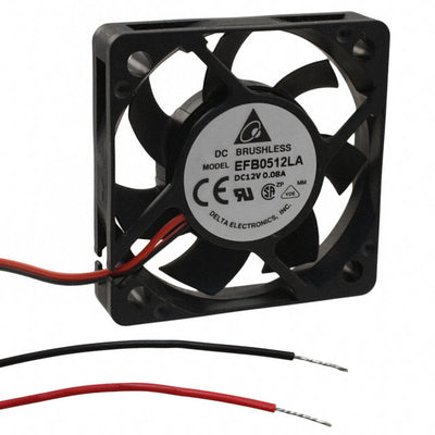 EFB0512LA by Delta Electronics - FAN AXIAL 50X10MM 12VDC WIRE