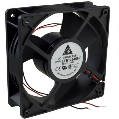 EFB1224SHE by Delta Electronics - FAN AXIAL 120X38MM 24VDC WIRE