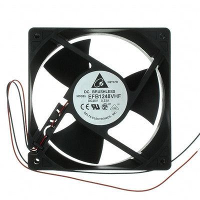 EFB1248VHF by Delta Electronics - FAN AXIAL 120X32MM 48VDC WIRE