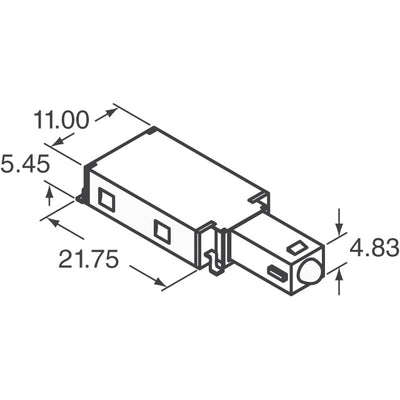 LP37OACGR by E-Switch - PUSH SWITCH SPDT 0.25A 50V