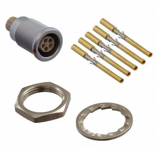 EGG.0B.305.CYM by LEMO - CONNECTOR RECPT FMALE 5POS GOLD CRIMP