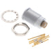 EGG.0B.306.CYM by LEMO - CONNECTOR RECPT FMALE 6POS GOLD CRIMP