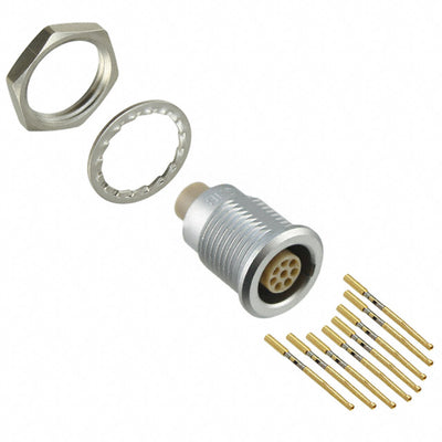 EGG.1B.308.CYM by LEMO - CONNECTOR RECPT FMALE 8POS GOLD CRIMP