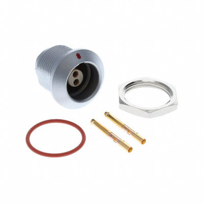 EGG.1K.302.CYM by LEMO - CONNECTOR RECPT FMALE 2POS GOLD CRIMP
