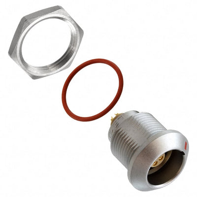 EGG.1K.304.CLL by LEMO - CONNECTOR RECPT FMALE 4P GOLD SLDR CUP