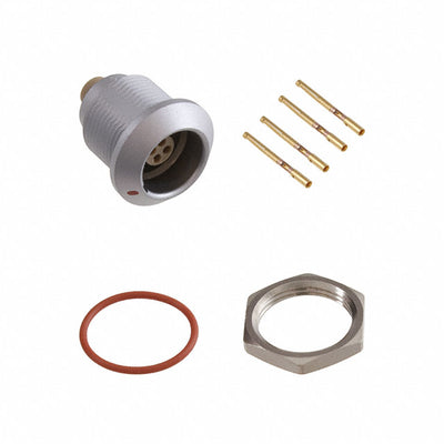EGG.1K.304.CYM by LEMO - CONNECTOR RECPT FMALE 4POS GOLD CRIMP
