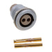 EGG.2B.302.CYM by LEMO - CONNECTOR RECPT FMALE 2POS GOLD CRIMP